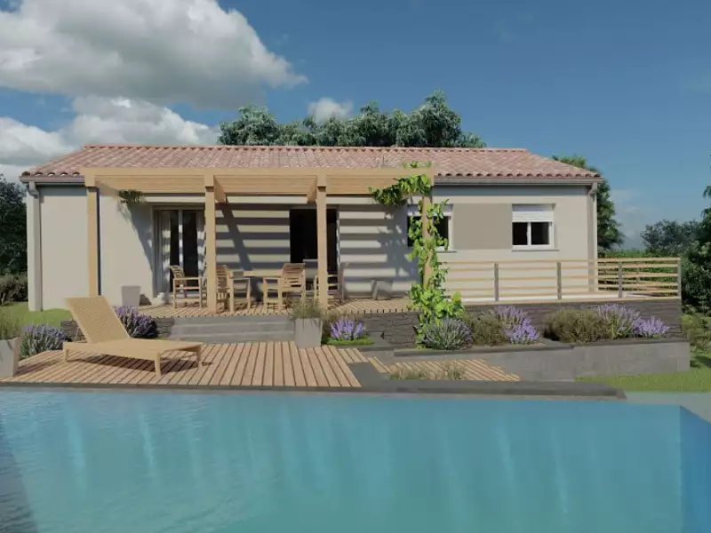 Maison neuve, 80 m² - Saint-Georges-de-Didonne (17110)