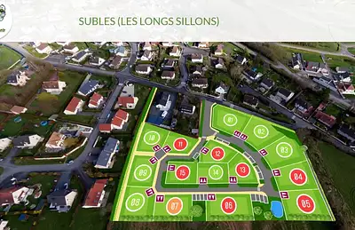 Terrain à bâtir, 455 m²