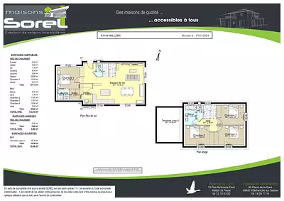 Maison neuve, 113,73 m²