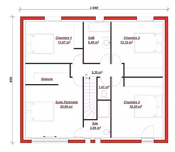 Maison neuve, 150 m²