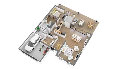 Maison neuve, 148,35 m²