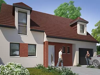 Maison neuve, 93,82 m²
