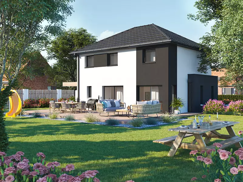 Maison neuve, 125,32 m² - Villers-Bocage (80260)