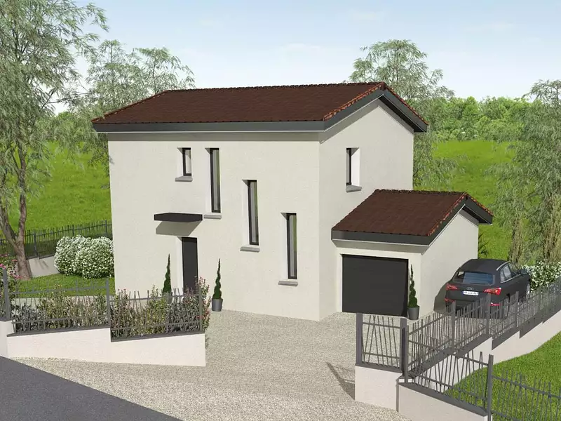 Maison neuve, 105 m² - Chuzelles (38200)