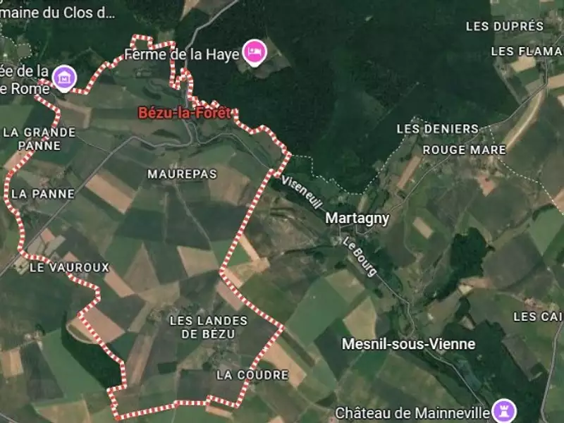 Terrain à bâtir, 1 000 m² - Bézu-la-Forêt (27480)