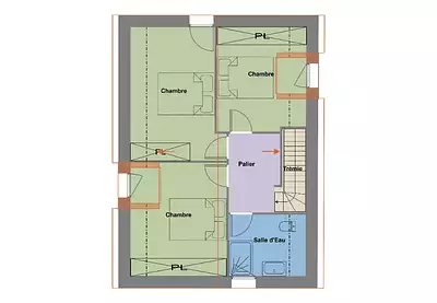 Maison neuve, 100 m²