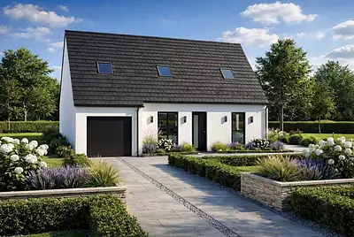 Maison neuve, 73 m²