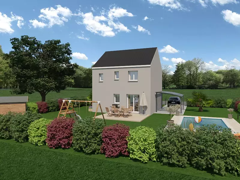 Maison neuve, 83,73 m² - Senlis (60300)