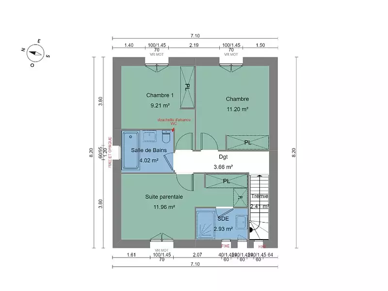 Maison neuve, 87 m² - Ballainvilliers (91160)