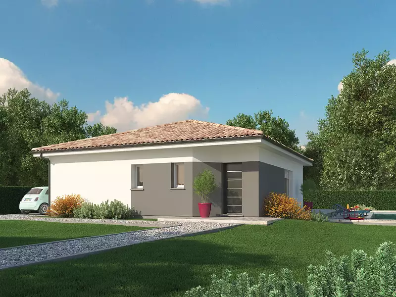 Maison neuve, 90 m² - Fossemagne (24210)