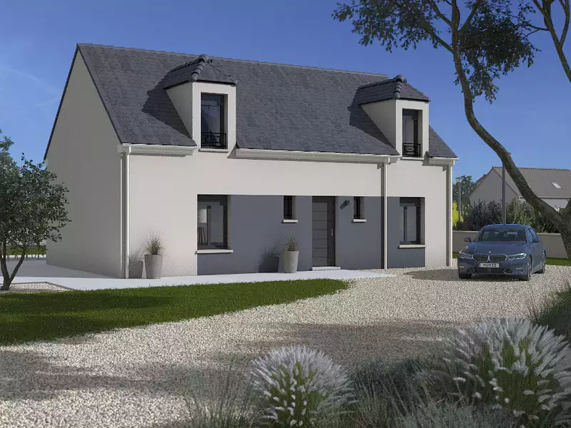 Maison neuve, 80 m² - Everly (77157)