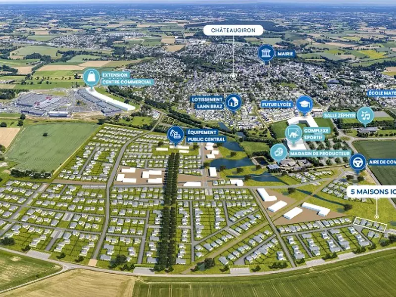 Terrain à bâtir, 275 m² - Châteaugiron (35410)
