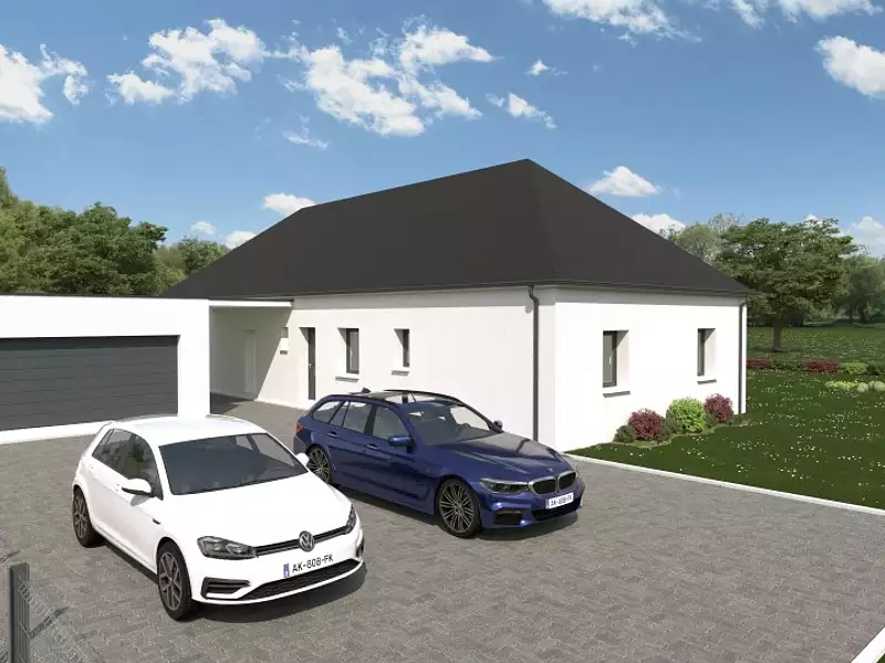 Maison neuve, 150 m² - Saint-Laurent-en-Gâtines (37380)