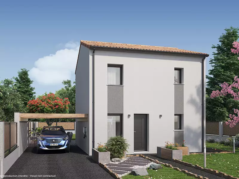 Maison neuve, 76 m² - Vouillé (86190)