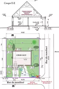 Terrain à bâtir, 451 m²