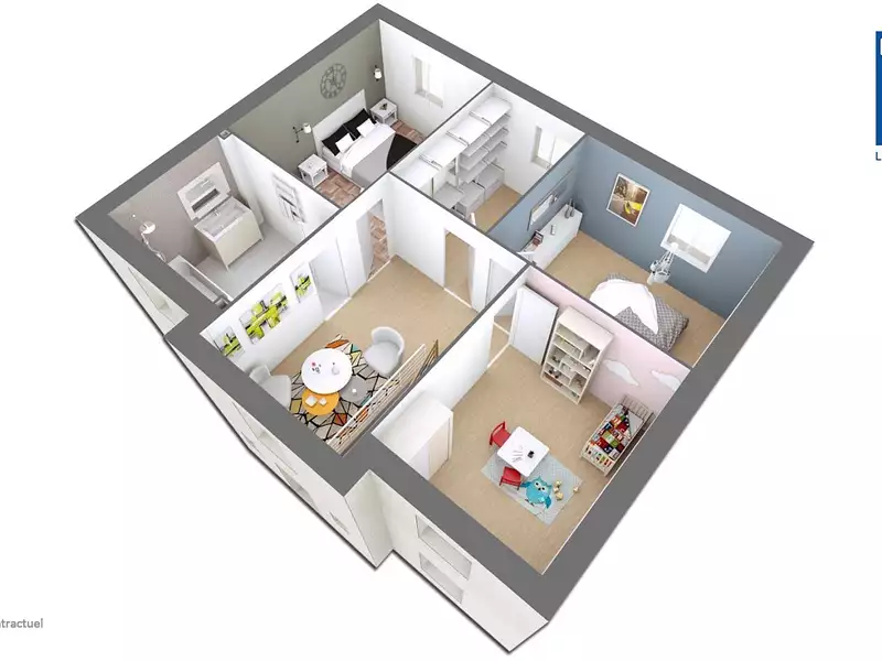 Maison neuve, 117 m² - Thoiry (78770)