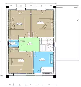 Maison neuve, 85,58 m²