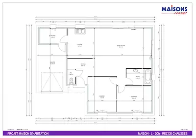 Maison neuve, 93 m²