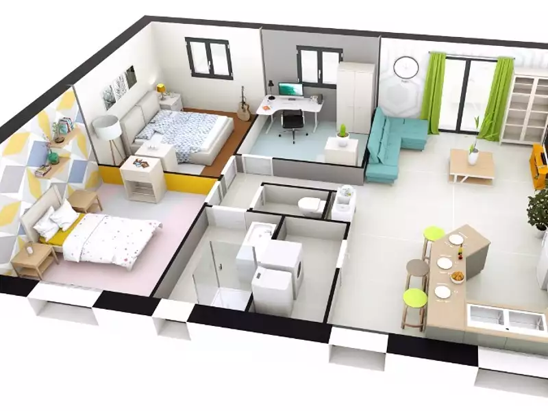 Maison neuve, 71 m² - Pont-l'Evêque (14130)