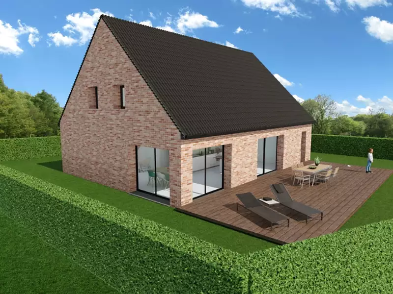 Maison neuve, 130 m² - Thumeries (59239)