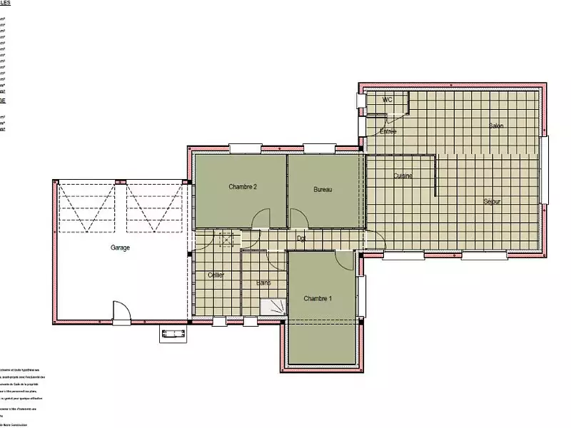 Maison neuve, 111 m² - Laigné-en-Belin (72220)
