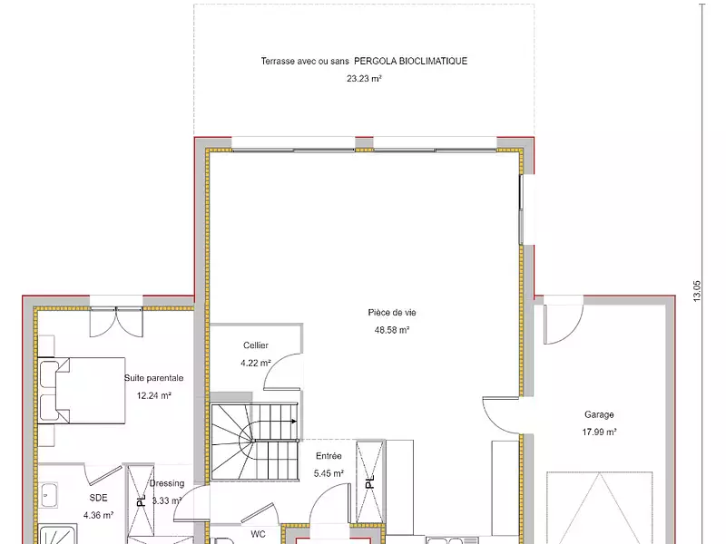 Maison neuve, 120 m² - Pointis-Inard (31800)