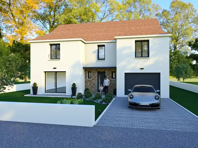 Maison neuve, 130 m² - Thoiry (78770)