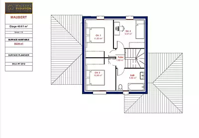 Maison neuve, 98 m²