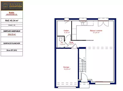 Maison neuve, 100 m²