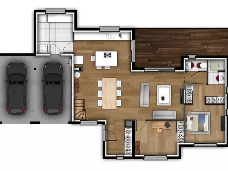 Maison neuve, 149 m² - Le Neubourg (27110)
