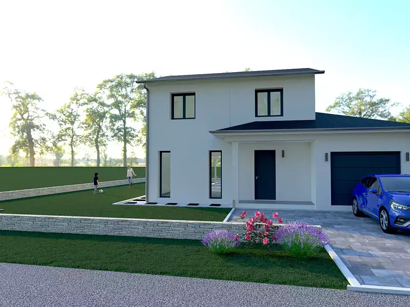 Maison neuve, 94 m² - Saint-Paul-de-Varax (01240)