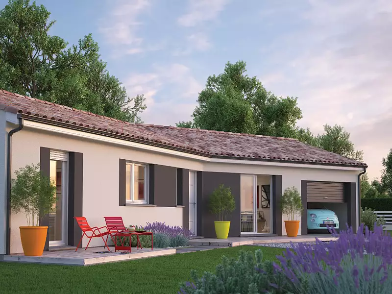 Maison neuve, 69 m² - Nieul-lès-Saintes (17810)