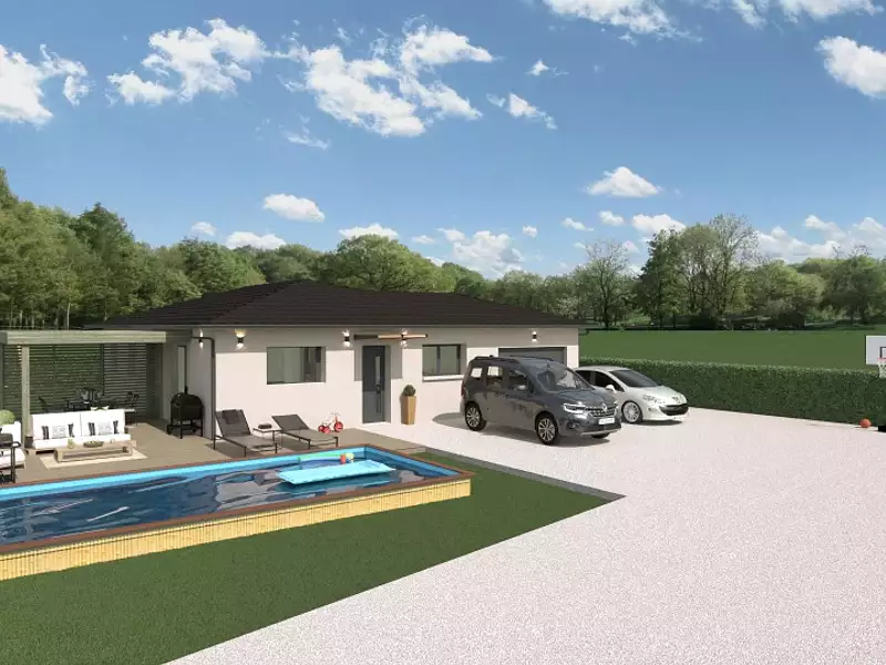 Maison neuve, 100 m² - Sandrans (01400)
