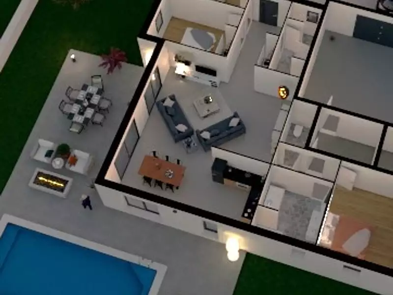 Maison neuve, 124 m² - Grièges (01290)