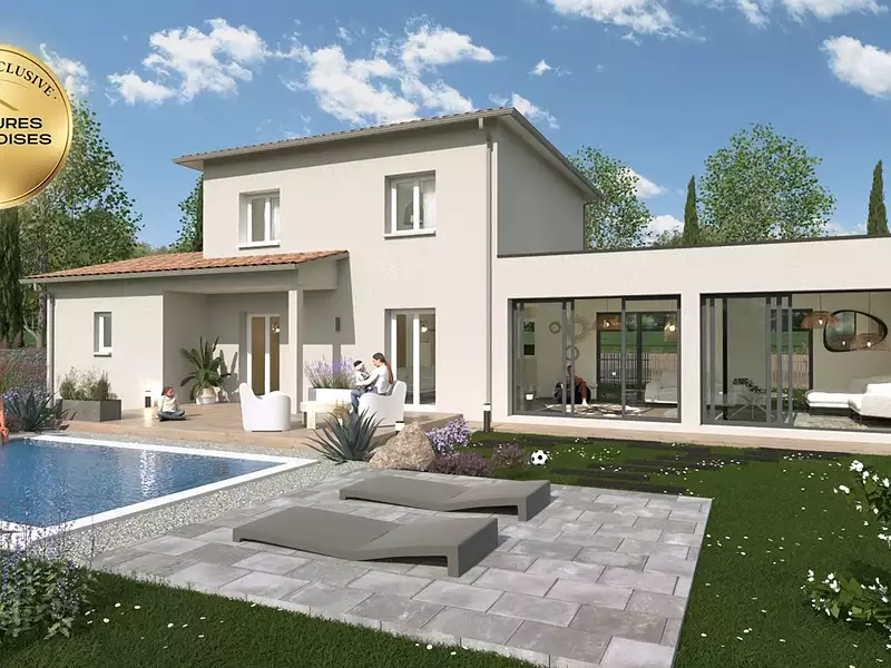 Maison neuve, 100 m² - Saint-Forgeux (69490)
