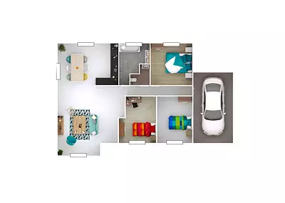 Maison neuve, 95 m²