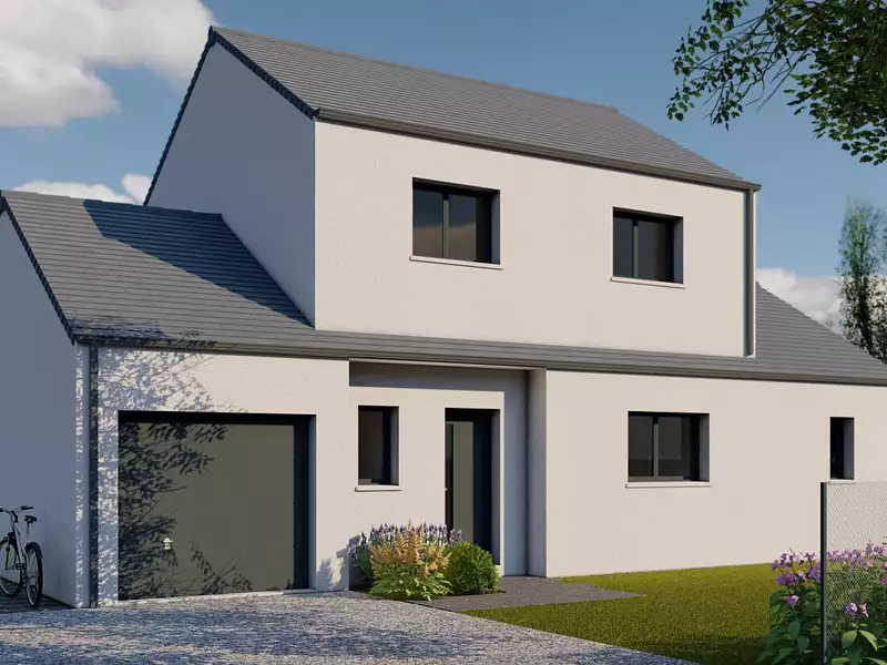 Maison neuve, 102,12 m² - Vernoil-le-Fourrier (49390)