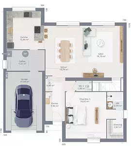 Maison neuve, 160 m²