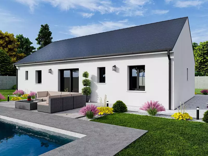 Maison neuve, 94 m² - Contres (41700)