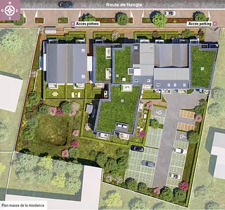 Un bien privilégié et verdoyant à Melun