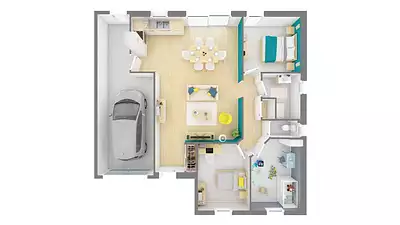 Maison neuve, 80 m²