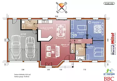 Maison neuve, 95 m²