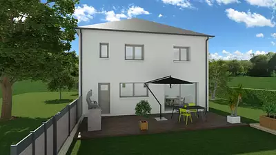 Maison neuve, 57 m²
