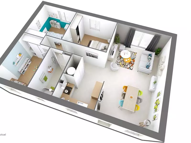 Maison neuve, 79 m² - Angerville (91670)