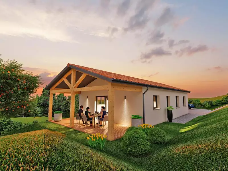 Maison neuve, 80 m² - Longessaigne (69770)