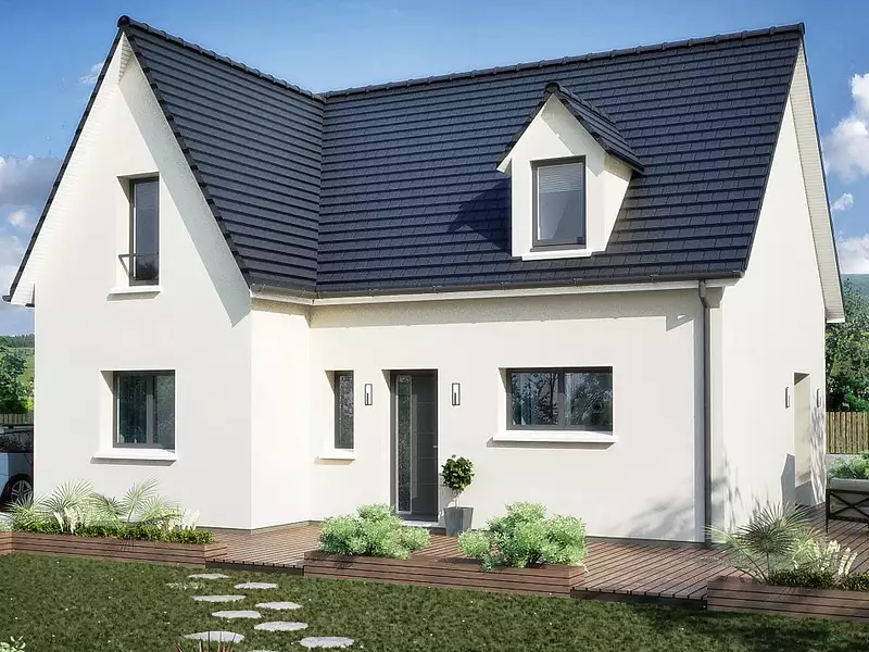 Maison neuve, 110 m² - Saint-Benoît-d'Hébertot (14130)