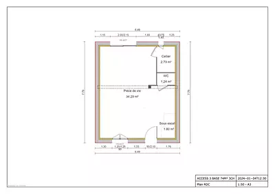 Maison neuve, 74 m²