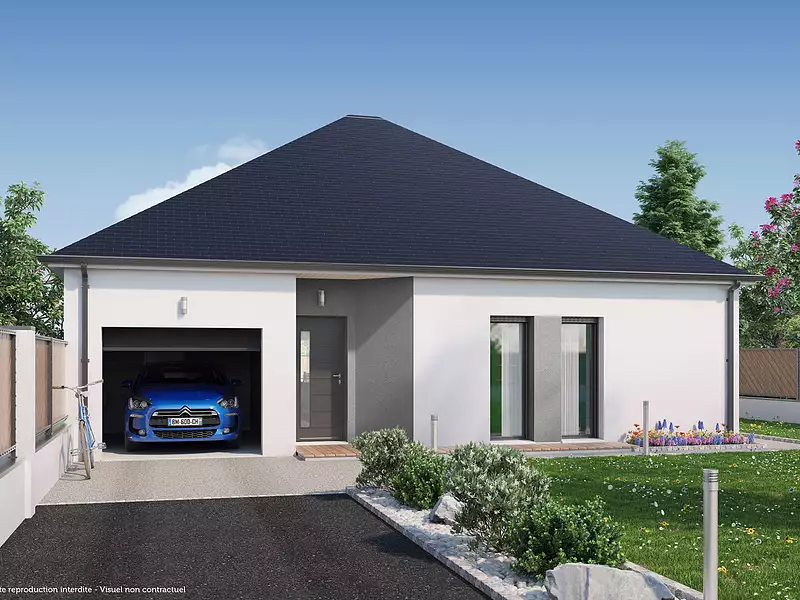 Maison neuve, 90 m² - Québriac (35190)