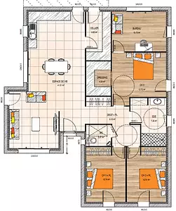 Maison neuve, 110 m²