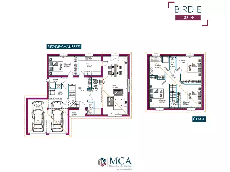 Maison neuve, 132 m² - Atur (24750)